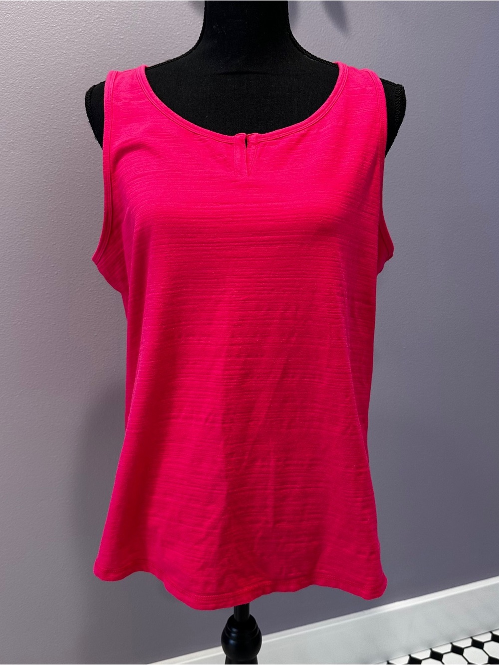 T for Talbots hot pink tank